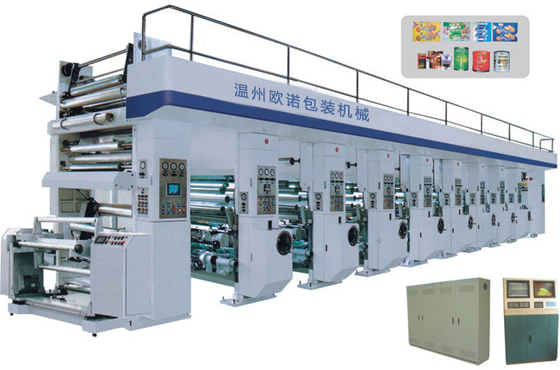 Hochgeschwindigkeits-Digital-Gravüren-Druckmaschinen Mehrfarben für Papier/BOPP